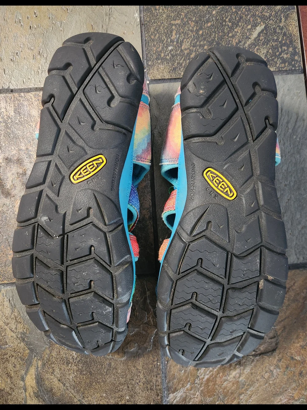 KEEN Rainbow Tie-Dye CNX Sandals